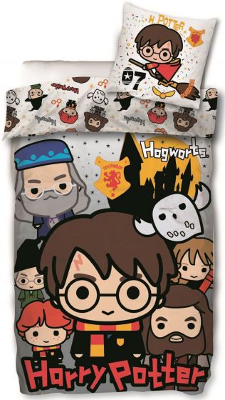 Harry Potter sengesett i bomull - 140x200 cm