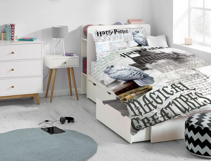 Harry Potter sengesett i 100% bomull - 140x200 cm