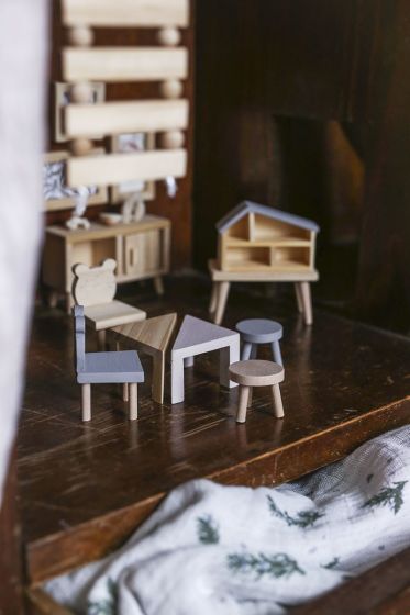 Lundby DIY møbler til dukkehus - soveværelsessæt
