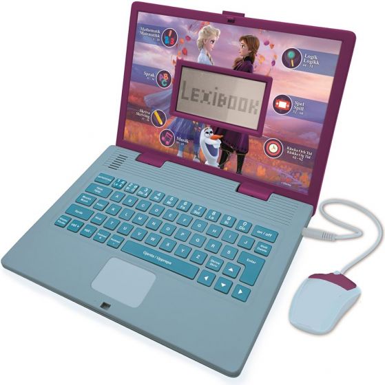 Lexibook Disney Frozen pedagogisk laptop med over 120 aktiviteter - norsk/svensk versjon
