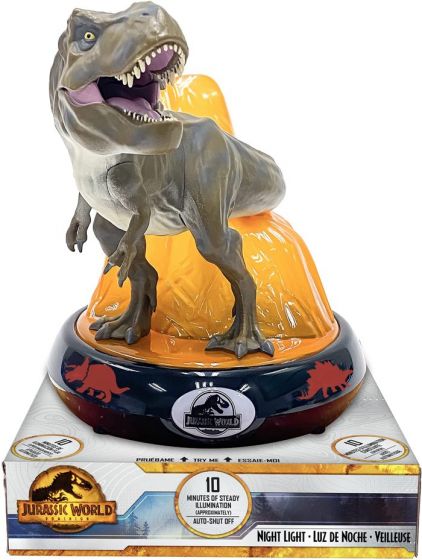 Jurassic World 3D nattlampe - T-rex dinosaur