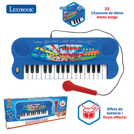 Lexibook PAW Patrol keyboard med mikrofon - 32 tangenter