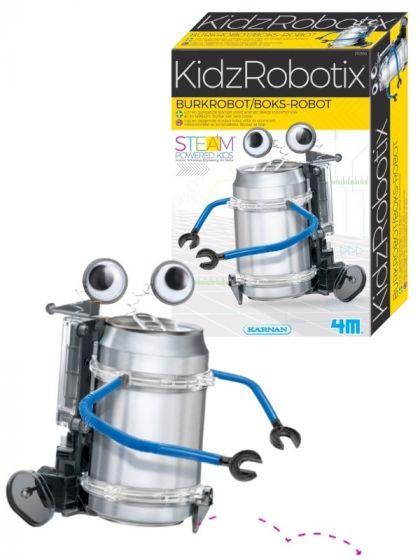 KidzRobotix boks-robot - STEAM eksperimentsett for barn