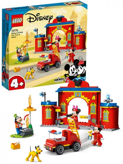LEGO Mickey and Friends 10776 Mikke og venners brannstasjon med brannbil