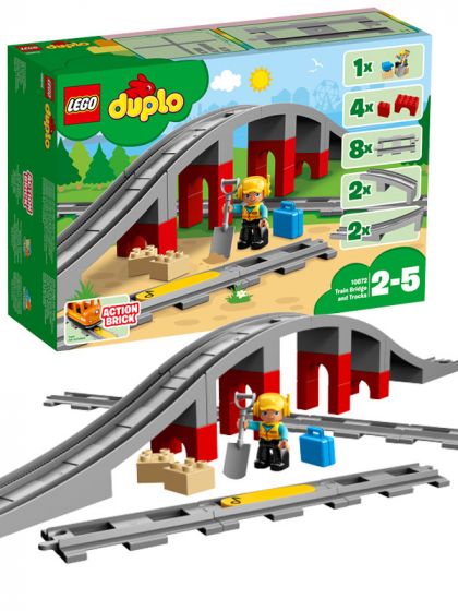 LEGO DUPLO Town 10872 Tågbro och spår