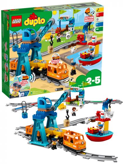 LEGO DUPLO Town 10875 Godstog - togsett for de minste