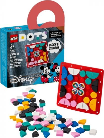 LEGO DOTS 41963 Disney Mickey Mouse og Minnie Mouse påsyningsmærke
