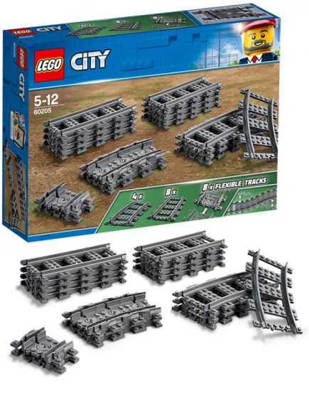 LEGO City Trains 60205 Tog-Skinner og sving