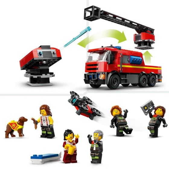 LEGO City 60414 Brandstation med brandbil