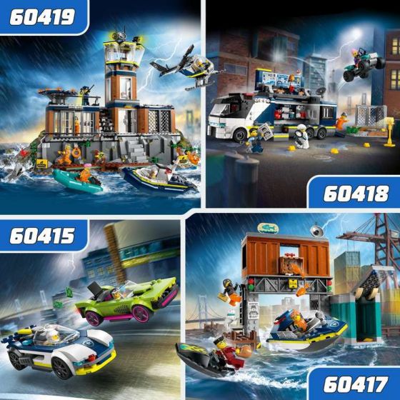 LEGO City 60418 Polisens mobila laboratoriebil