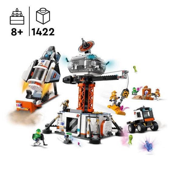 LEGO City Space 60434 Rombase og utskytningsrampe for rakett