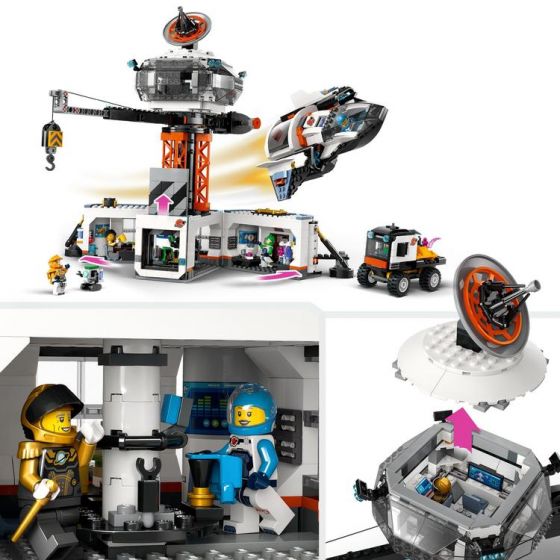LEGO City 60434 Rymdbas och raketuppskjutningsramp