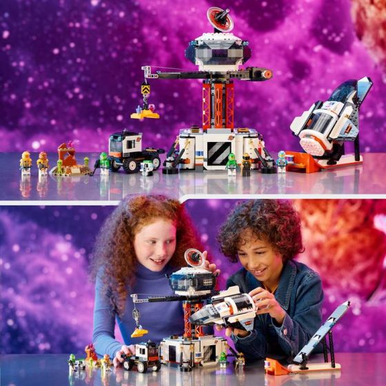 LEGO City 60434 Rymdbas och raketuppskjutningsramp