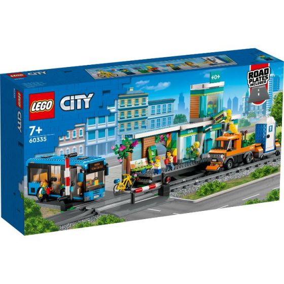 LEGO City Trains Pakke: Godstog 60198 + Togstasjon 60335