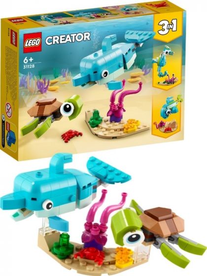 LEGO Creator 31128 3-i-1 Delfin og skilpadde