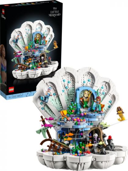 LEGO Disney Princess 43225 Den lilla sjöjungfrun – kungligt snäckskal