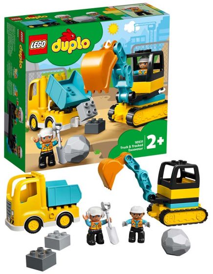 LEGO DUPLO Town 10931 Lastebil og beltegravemaskin