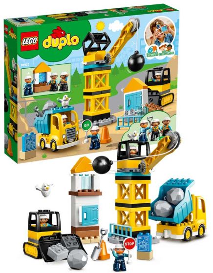 LEGO DUPLO Town 10932 Byggearbeid med rivningskule