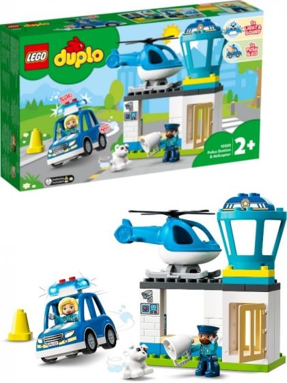 LEGO DUPLO Rescue 10959 Politistasjon og politihelikopter