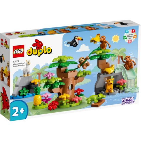 LEGO DUPLO Ville dyr Pakke: Asia 10974 + Sør-Amerika 10973 + Europa 10979