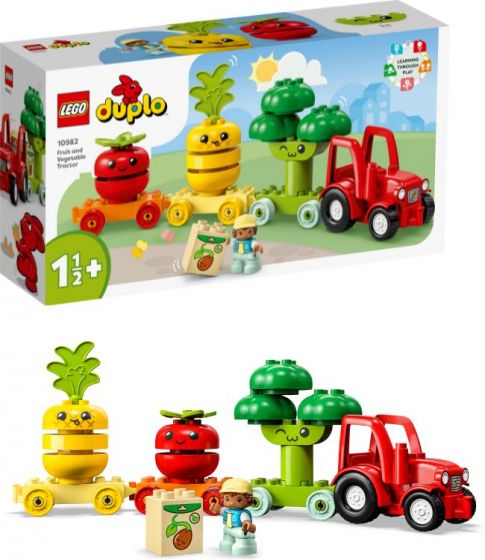 LEGO DUPLO My First 10982 Traktor med frugt og grøntsager