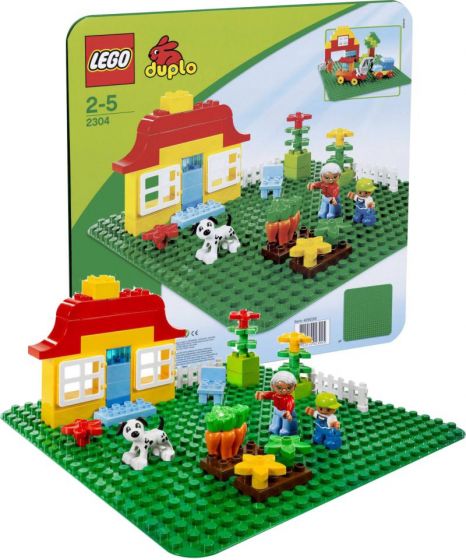 LEGO DUPLO 2304 Stor grön byggplatta