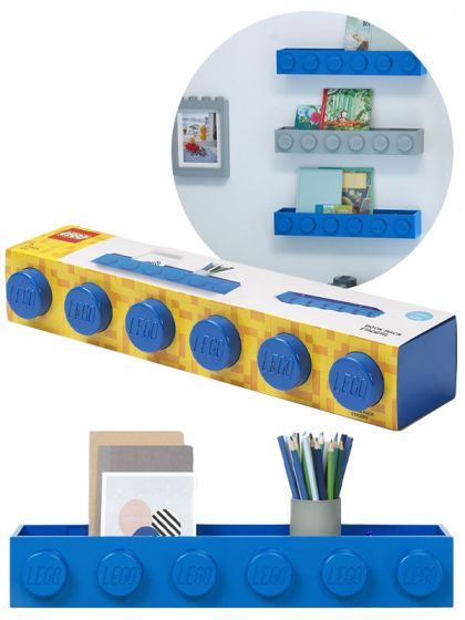 LEGO Storage bokhylle 50 cm - bright blue