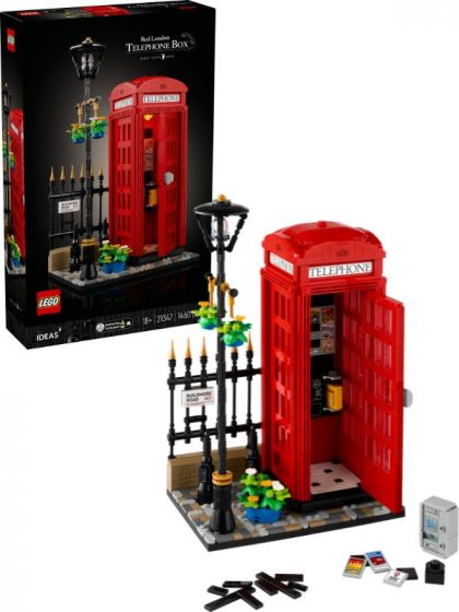 LEGO Ideas 21347 Röd telefonkiosk i London