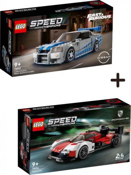 LEGO Speed Champions Pakke: Nissan Skyline 76917 + Porsche 963 76916