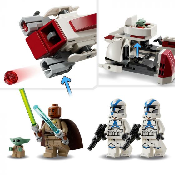 LEGO Star Wars 75378 BARC-speederflukt