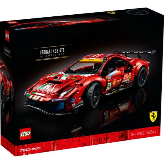 LEGO Bygg sammen Pakke: Ferrari 488 GTE 42125 + Ferrari 812 Competizione 76914