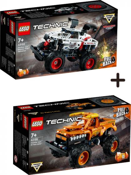 LEGO Technic Monster Jam Pakke: Monster Mutt 42150 + El Toro 42135