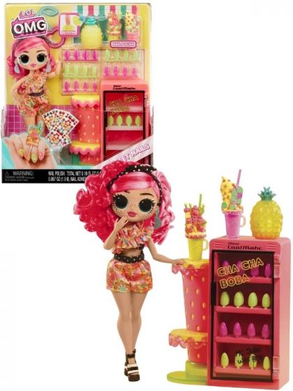 LOL Surprise OMG Neglesalon sæt med Pinky Pops dukke