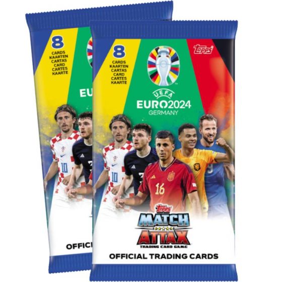 UEFA Euro 2024 officielt startkit med fodboldkort og mappe