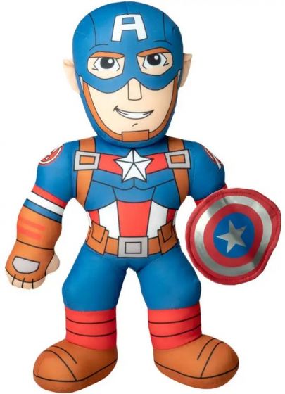 Avengers Captain America bamse med lyd - 80 cm