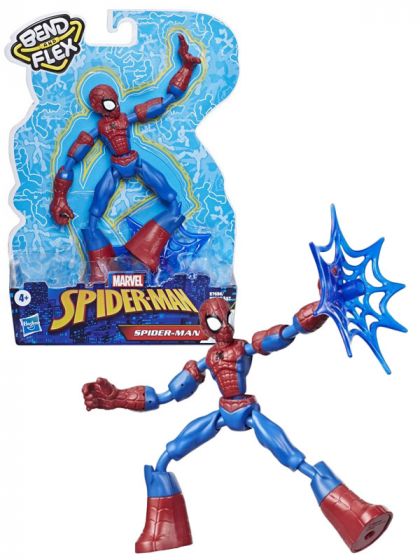 Avengers Bend and Flex SpiderMan - figur med extremt flexibla leder
