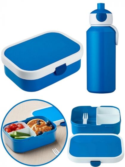 Mepal Campus - matlåda och vattenflaska - blå
