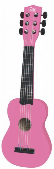 Klassisk rosa gitar - 53 cm