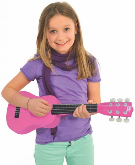 Klassisk pink guitar - 53 cm