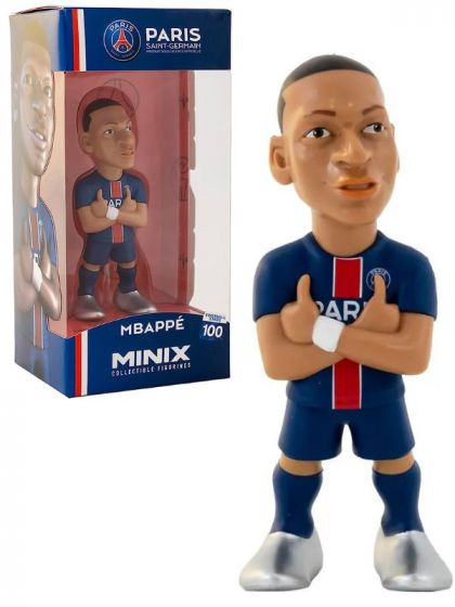 Minix Fodbold figur Kylian Mbappe PSG - 12 cm