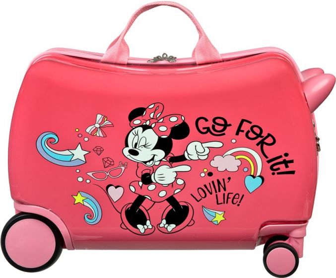 Disney Minnie Mus Ride-On koffert med roterende hjul