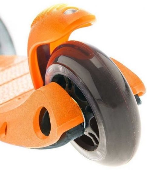 Micro Mini orange sparkesykkel med tre hjul - 2-5 år - oransje