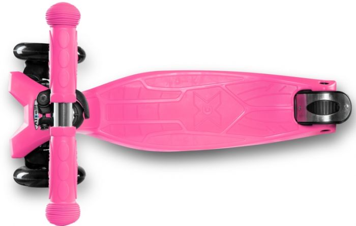 Micro Maxi Shocking Pink T-bar sparkesykkel med tre hjul - 5-12 år - rosa
