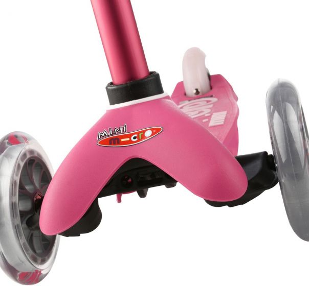 Micro Mini Deluxe Pink - sparkesykkel med 3 hjul - 2-5 år - tåler opptil 50 kg