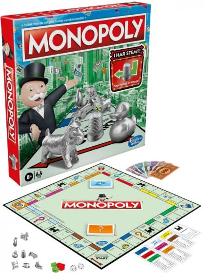 Monopoly Classic brætspil for hele familien - dansk version