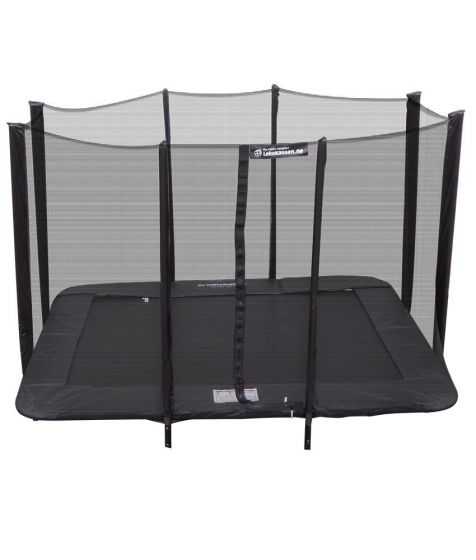 Pro Edition sikkerhetsnett komplett til 2,14 x 3,05 m rektangulær trampoline - 2019 modell