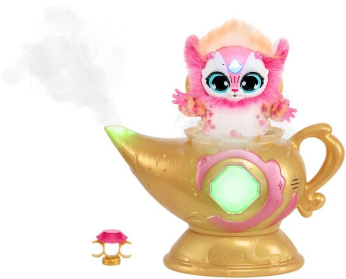 Magic Mixies Magic Genie Lamp Pink - gni lampen og tryll fram et interaktivt kjæledyr med 60 lyder og reaksjoner