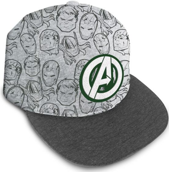 Avengers Premium grå caps i bomull - 52 cm