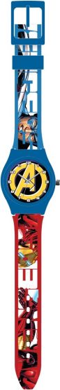 Avengers analog klocka - armbandsur med klocklåda i metall