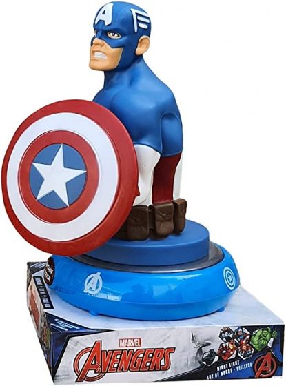 Avengers 3D nattlampe - Captain America